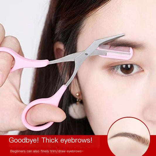 Eyebrow Scissors with Comb Set